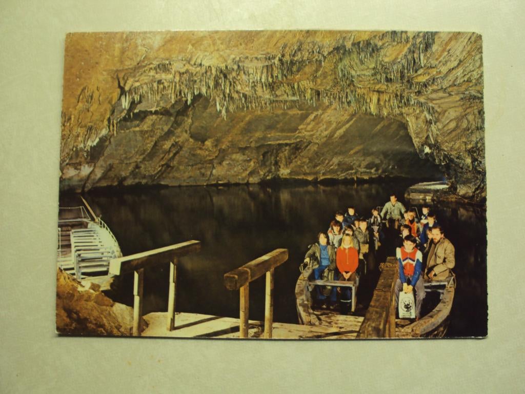 54686 - GROTTES DE HAN-S/LESSE - L'EMBARQUEMENT - 2FOTO'S, Envoi