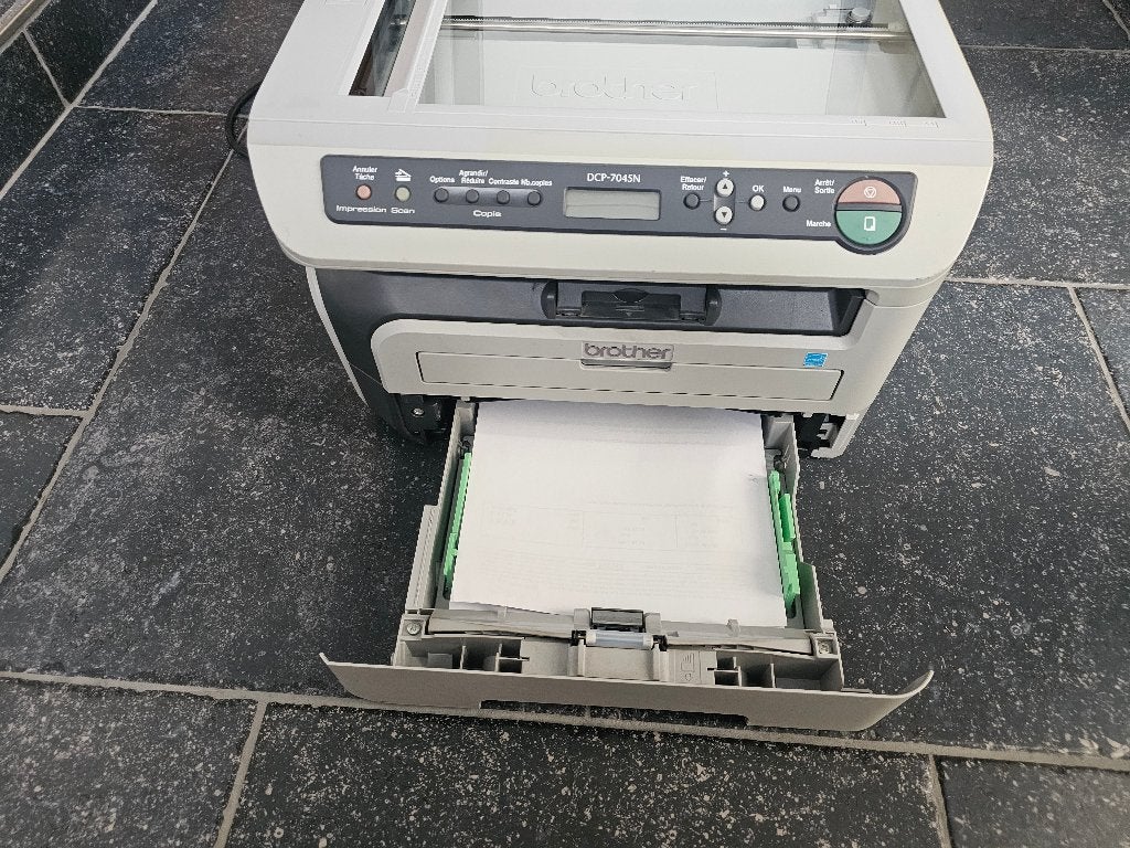 BROTHER DCP-7045N PRINTER EN KOPIEERAPPARAAT, Computers en Software, Ophalen, Printer, Faxen, Zo goed als nieuw