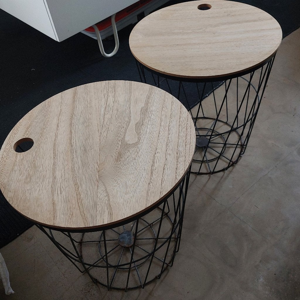 Table de nuit  appoint panier, Maison & Meubles, Enlèvement