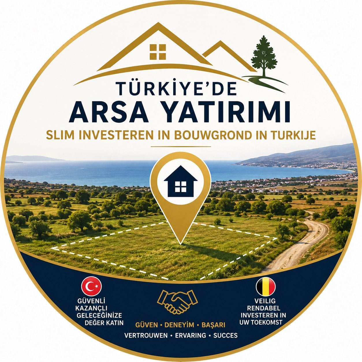 Grondpercelen in Turkije die winst opleveren bij aankoop., 1500 m² ou plus