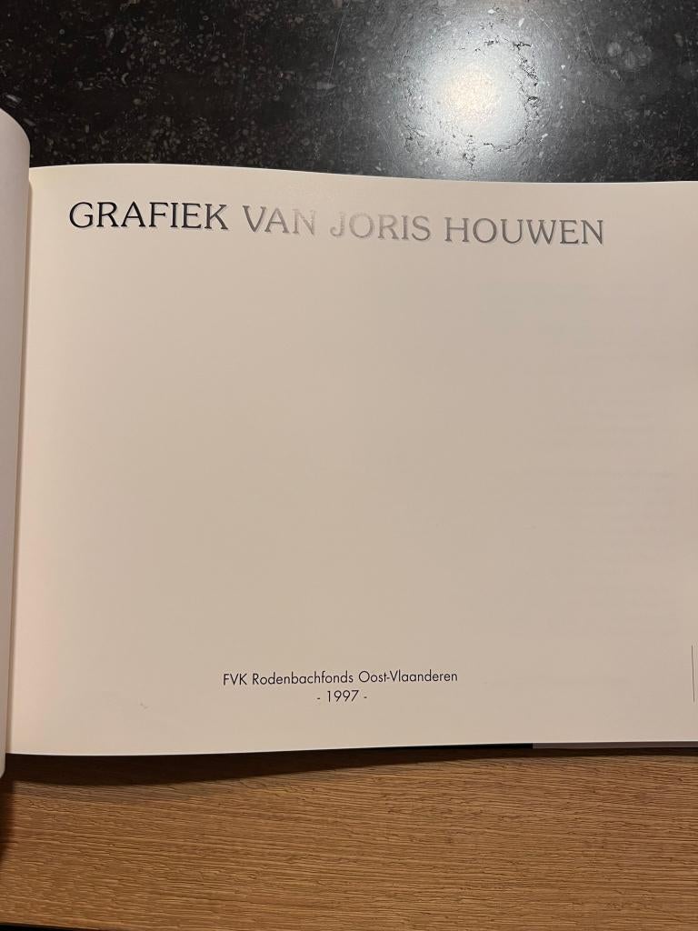 Grafiek van Joris Houwen - 1997, Jean-Pierre Roosen, Ophalen of Verzenden, Zo goed als nieuw, Grafische vormgeving