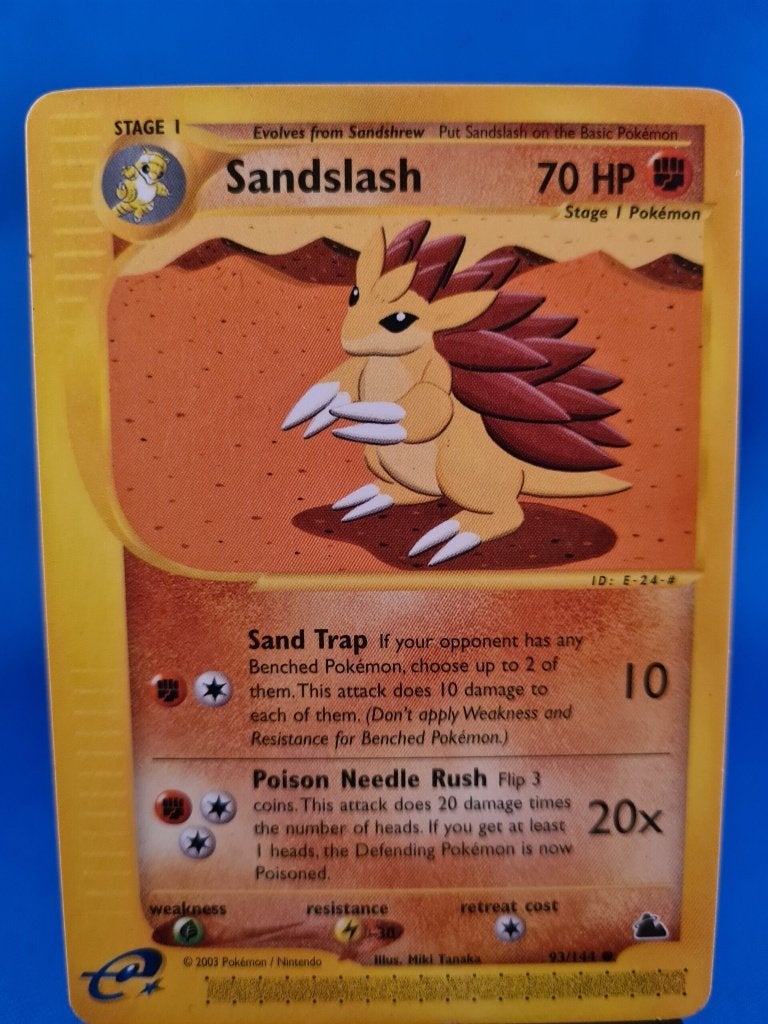 Sandslash 93/144 - Skyridge, Envoi, Utilisé