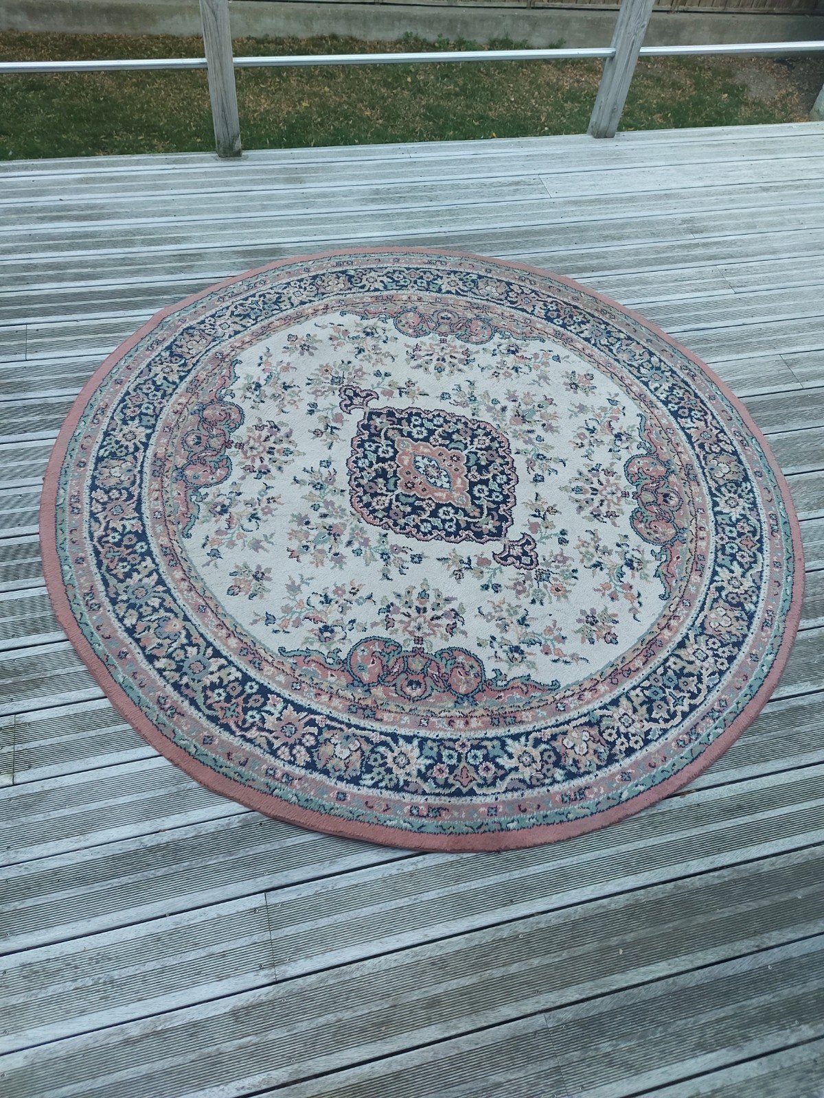 Tapis rond laine 185cm de diamètre, Enlèvement, Rond