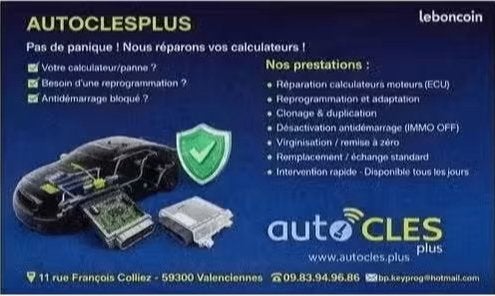 Réparation & Reprogrammation de calculateurs automobiles, Enlèvement ou Envoi