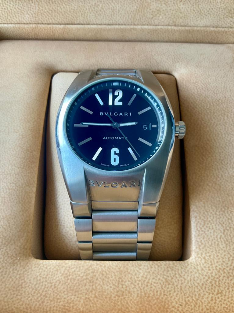 Bvlgari Ergon EG 40 S, Handtassen en Accessoires, Horloges | Heren, Zo goed als nieuw, Ophalen of Verzenden
