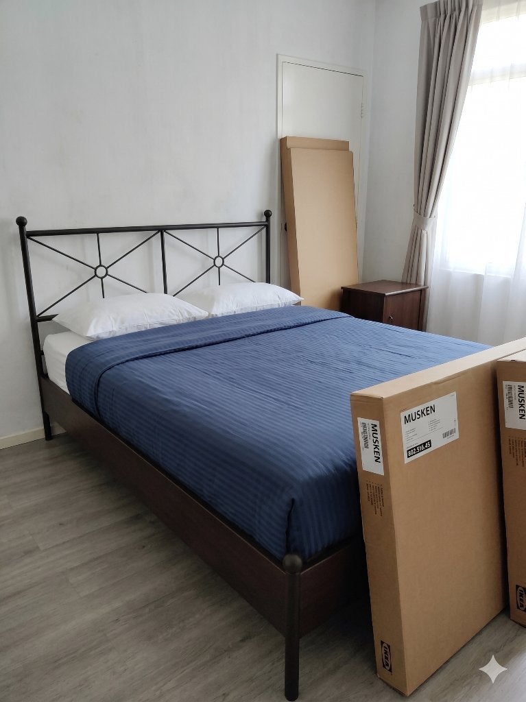 Complete IKEA Musken slaapkamerset, Maison & Meubles, Chambre à coucher | Chambres à coucher complètes, Enlèvement, Comme neuf