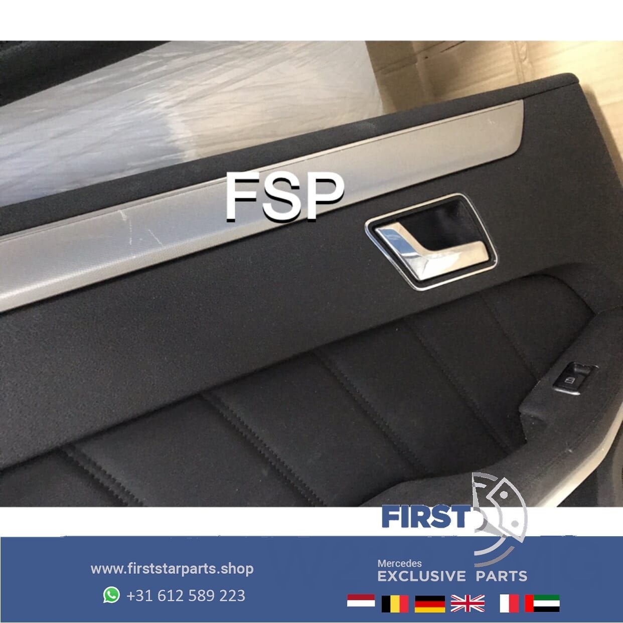 W212 AMG DEURPANEEL Mercedes E KLASSE DEUR PANEEL KAART, Auto-onderdelen, Gebruikt, -, Ophalen of Verzenden, -
