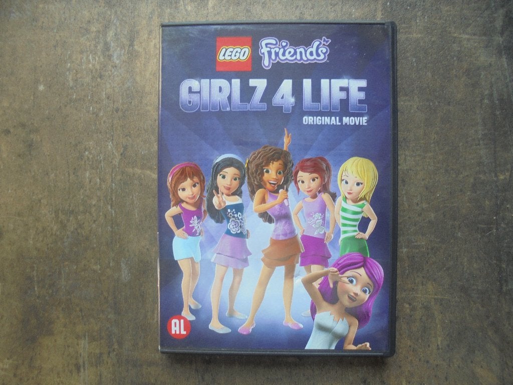 Lego DVD Friends Girlz 4 Live Original Movie (zie foto's)III, Gebruikt, Tekenfilm, Alle leeftijden, Overige soorten