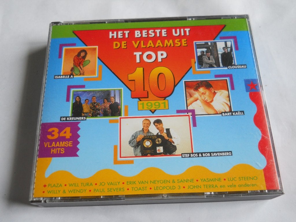 2 CD BOX - DE VLAAMSE TOP 10 - 1991, Cd's en Dvd's, Boxset, Ophalen of Verzenden, Zo goed als nieuw, Eerste persing