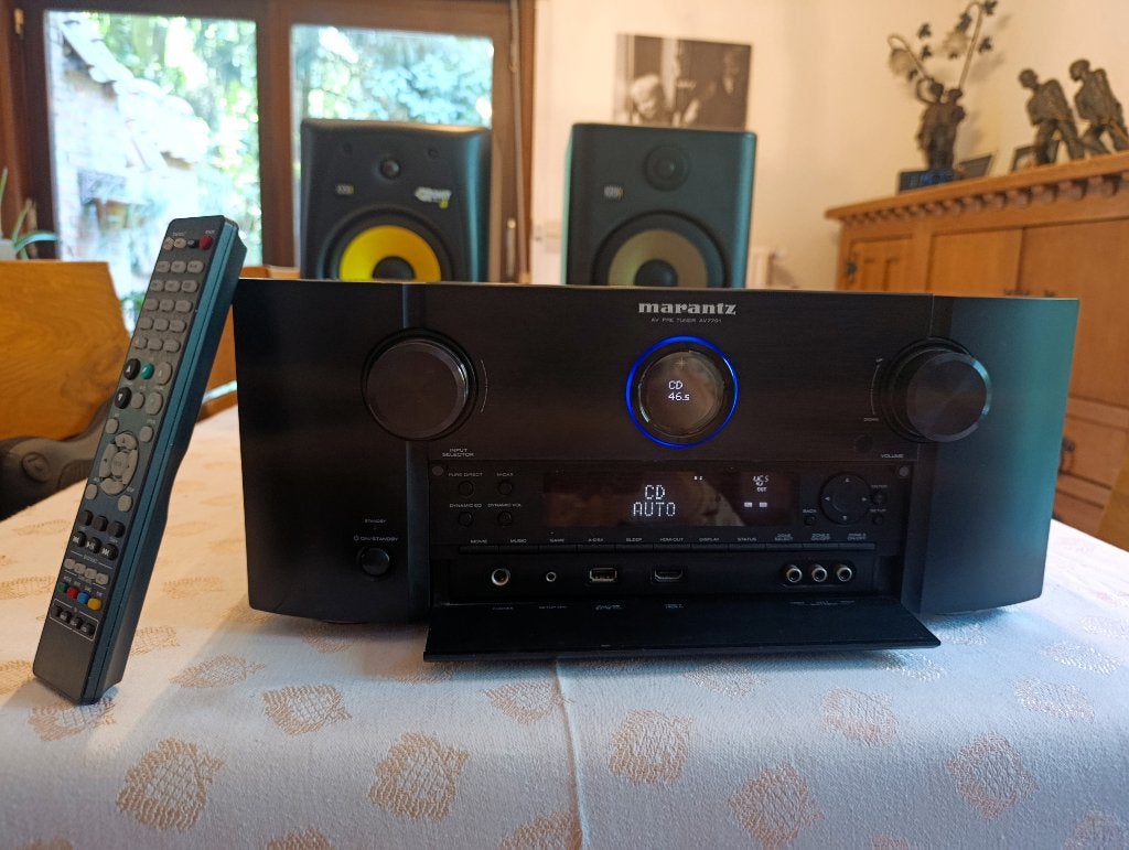 Marantz AV7701 - High-end 7.2/11.2 AV pre-processor, Marantz, Enlèvement ou Envoi, Utilisé, 120 watts ou plus