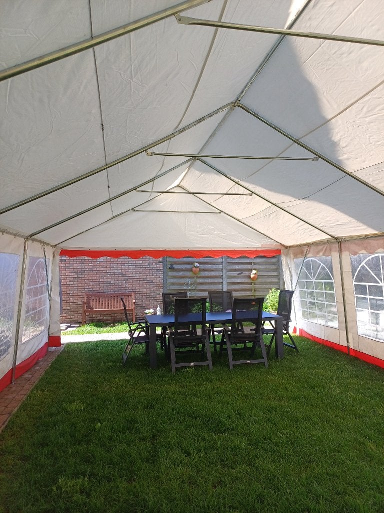 Tent, Ophalen, Gebruikt