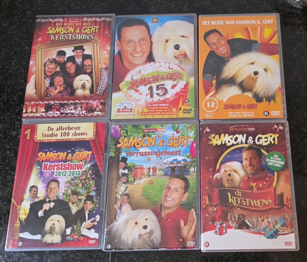 6 Samson en Gert dvd's, Ophalen of Verzenden