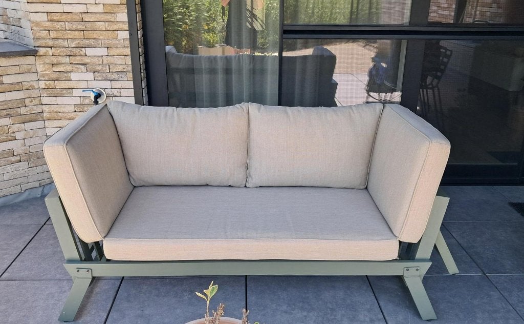 banc de jardin, Banque, Aluminium, Comme neuf, Enlèvement