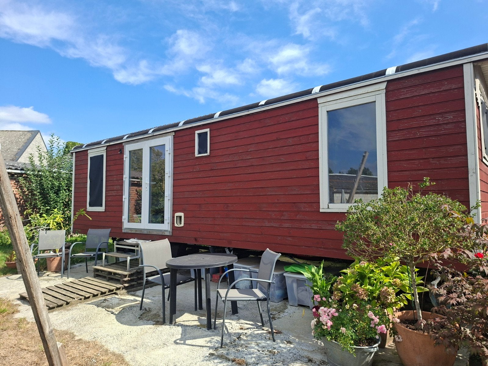 woonwagen/pipowagen/tiny house, Particulier, Douche