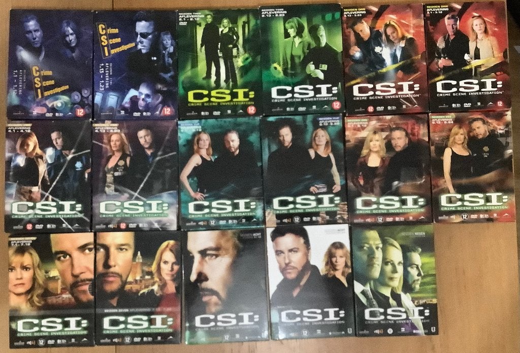 CSI: Crime Scene Investigation Seizoen 1 tm 9 Dvd 51disc, Cd's en Dvd's, Nederlands, Drama, Seizoen 3, Ophalen of Verzenden