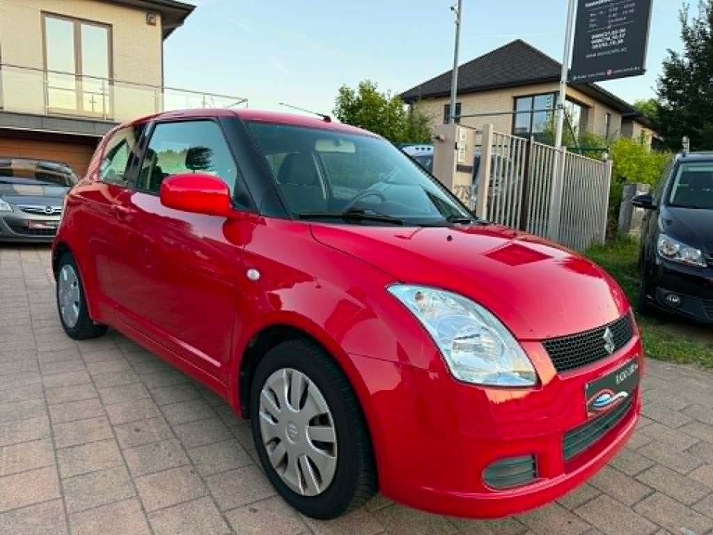 Suzuki Swift benzine van 2006, Autos, Suzuki, Rouge, Achat, Vitres électriques, Entreprise