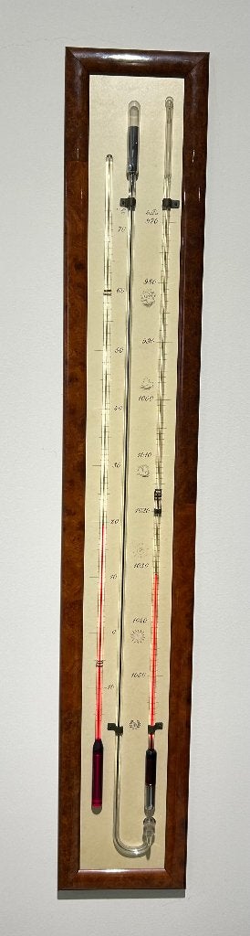 Contrabarometer en thermometer (DINGENS K440), Enlèvement, Comme neuf, Baromètre