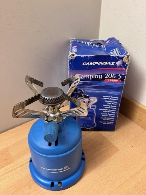 kookvuur gas camping Campingaz 206 S, Caravans en Kamperen, Ophalen, Gebruikt