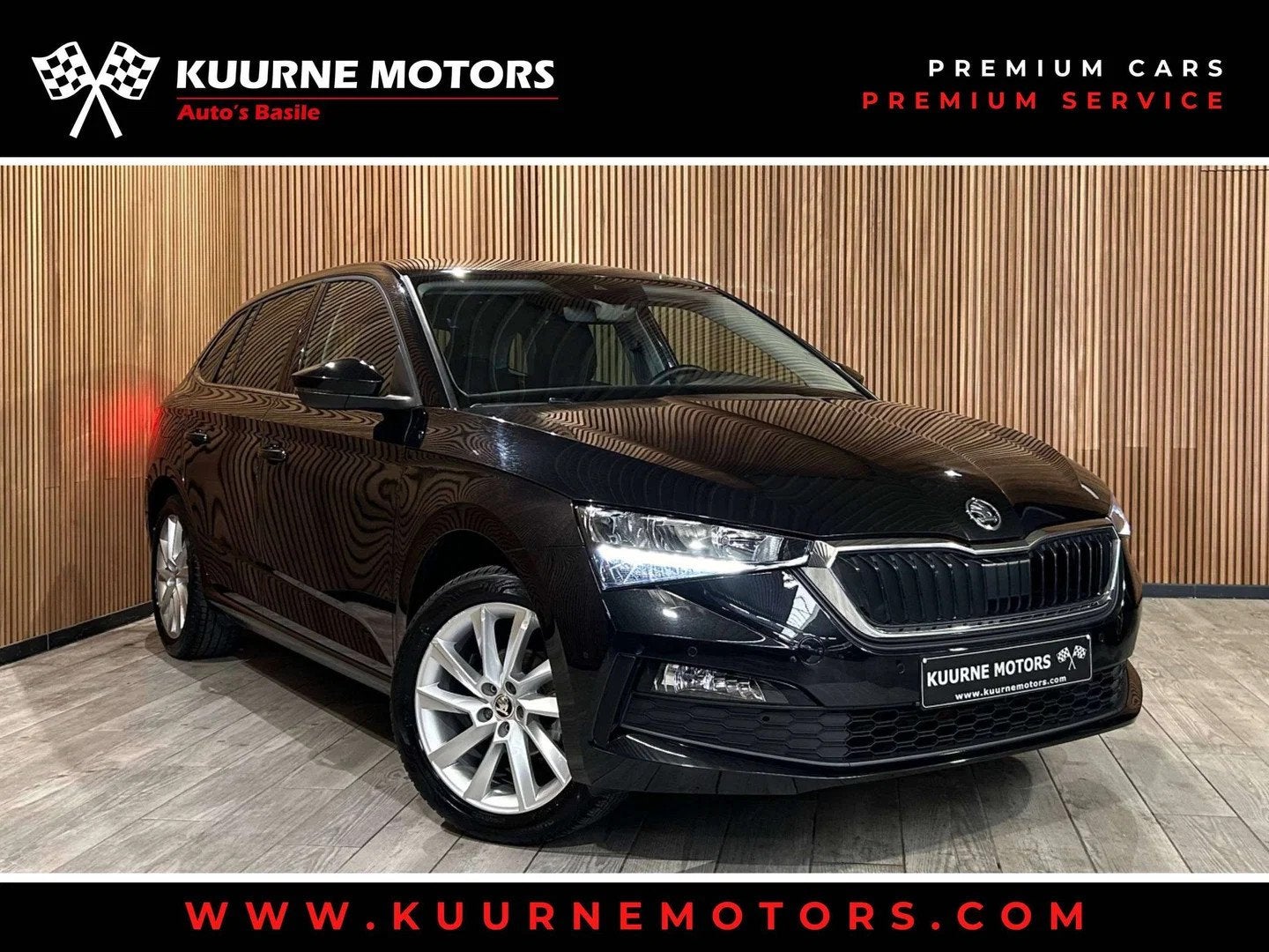 Skoda Scala 1.0 TSI Alu17"/Leder/Gps/Cruise/Led/Cam/Bt *1j g, Auto's, Skoda, Scala, Gebruikt, 95 pk, Leder