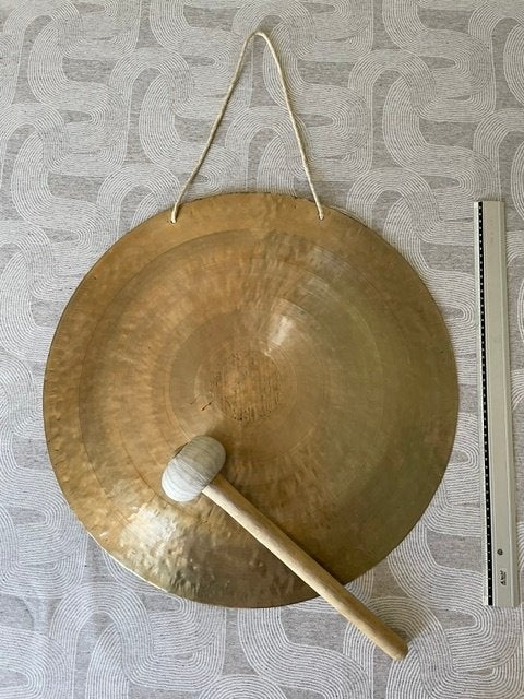 koperen gong, Muziek en Instrumenten, Ophalen, Zo goed als nieuw