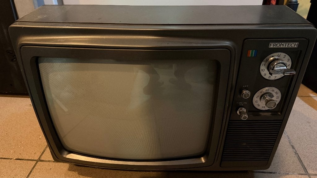 Vintage kleurentelevisie vd jaren '80, Audio, Tv en Foto, Vintage Televisies, Ophalen, Gebruikt, Minder dan 40 cm, Overige merken