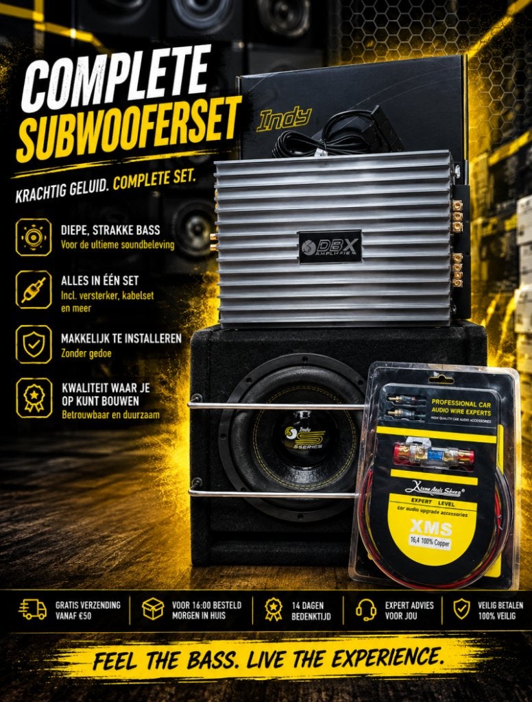 Minipowerpack 4 - Bassface - 8 inch - 500 watt RMS