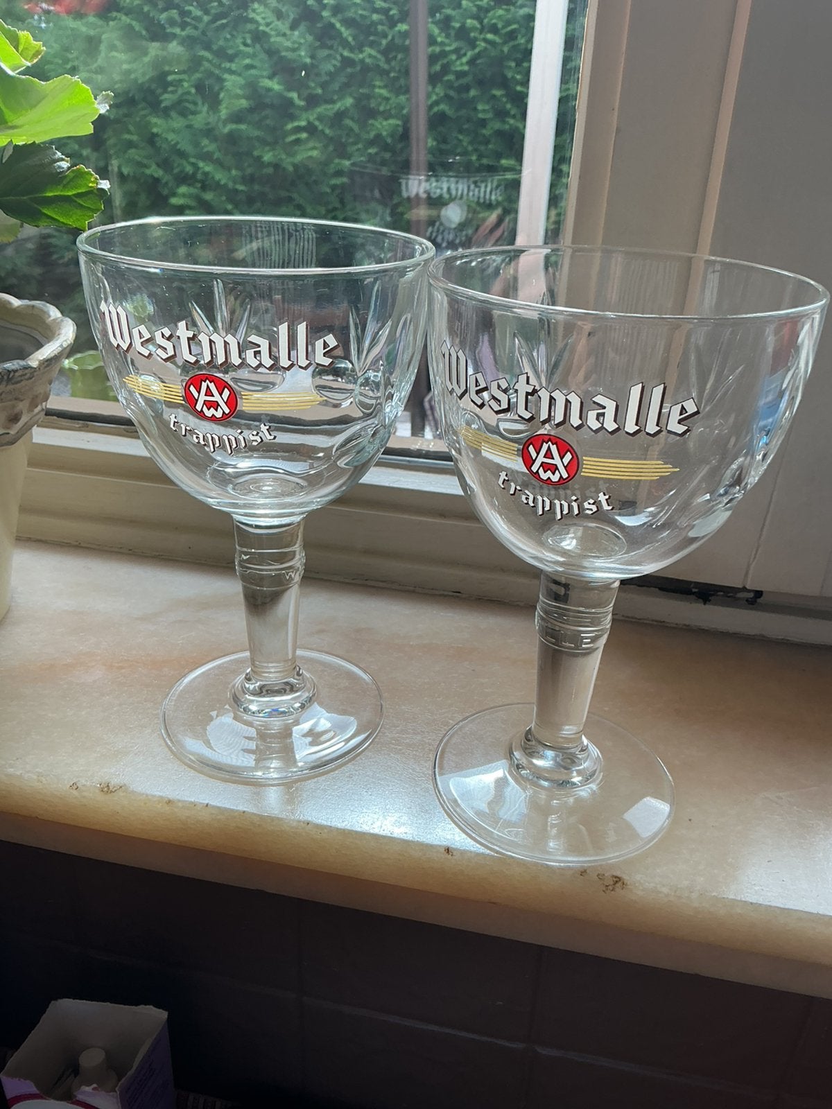 Westmalle trappist glazen, Enlèvement, Comme neuf