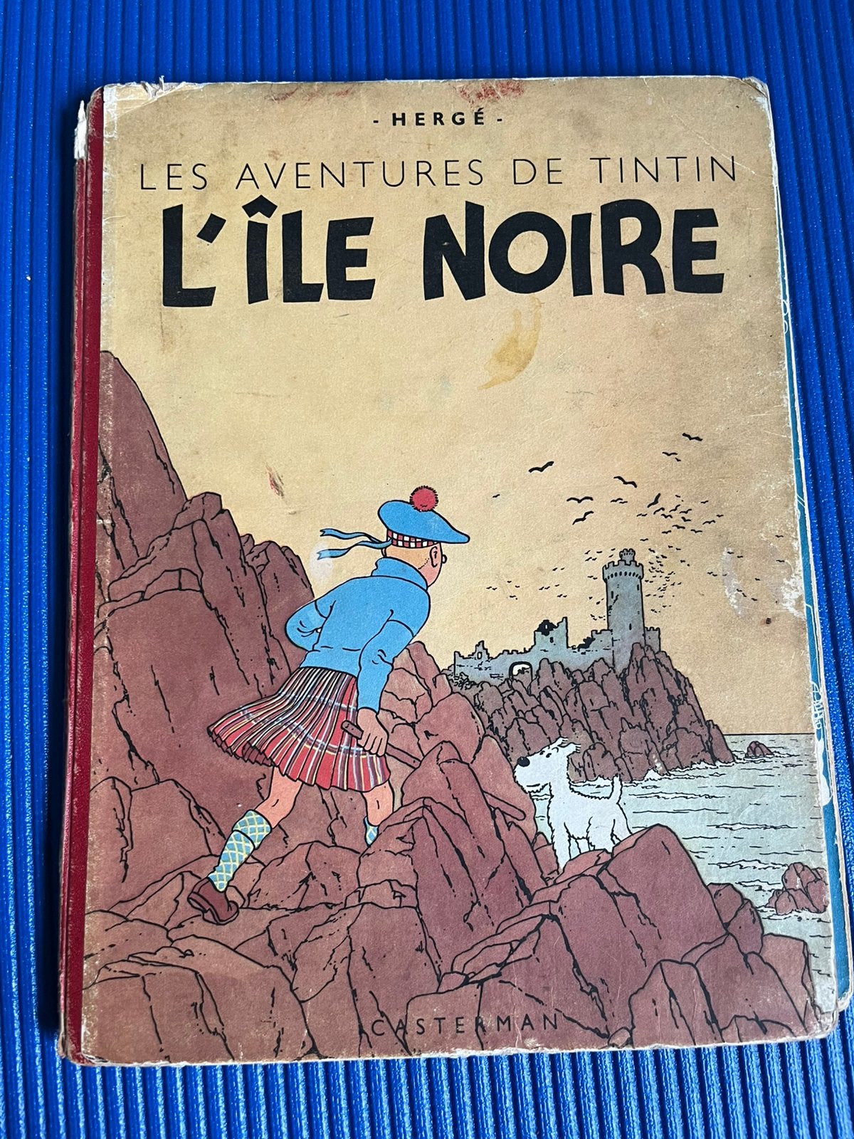 Tintin L’île noire B2, Livres, Une BD, Enlèvement ou Envoi, Utilisé