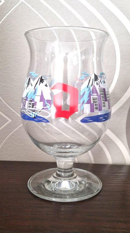 Duvel glas 'Alaska' USA, Verzamelen, Ophalen of Verzenden, Bierglas