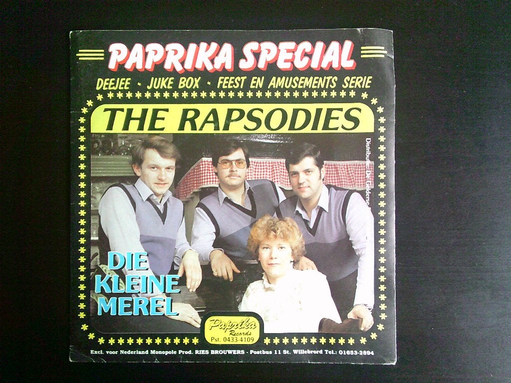 the rapsodies - die kleine merel ( 1983 ), CD & DVD, Enlèvement ou Envoi, Comme neuf, Chanson réaliste ou Smartlap, Autres types