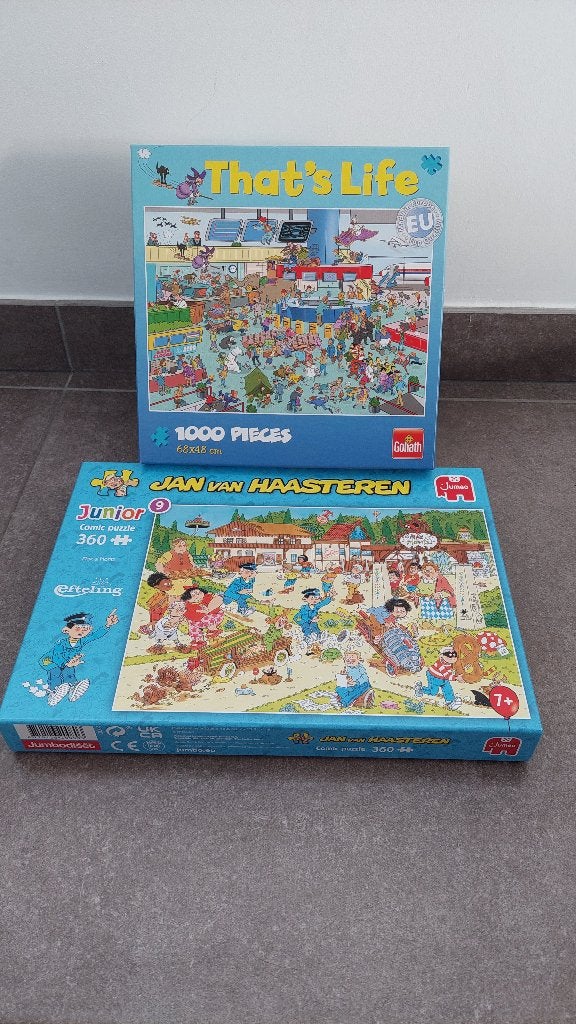 Puzzels, Ophalen, 500 t/m 1500 stukjes, Gebruikt, Legpuzzel