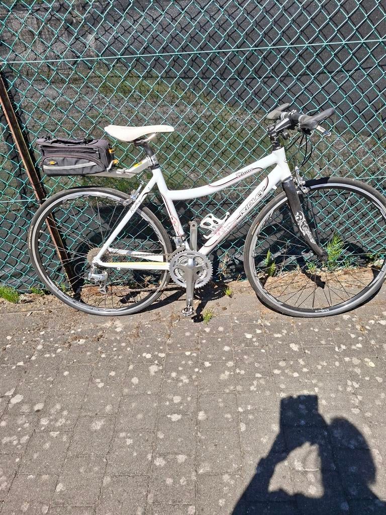 Dames koersfiets van ridley, Ophalen