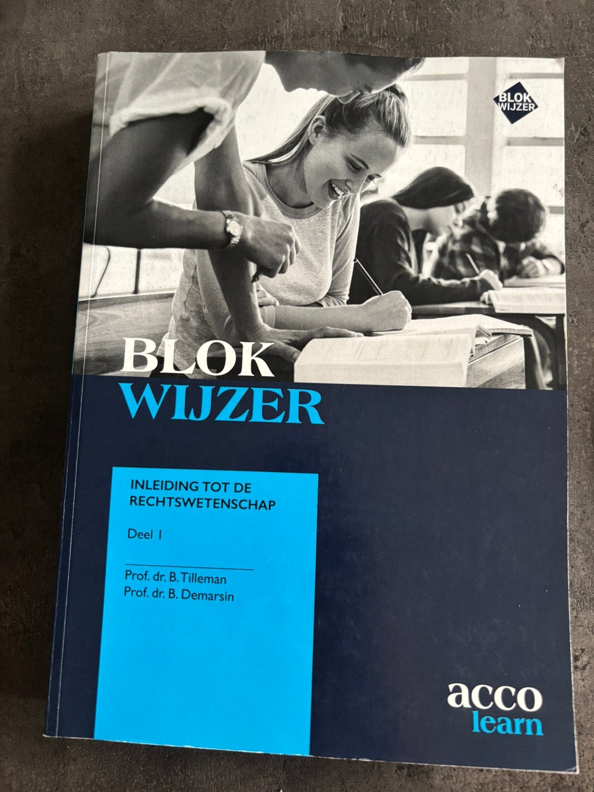 Blokwijzer: Inleiding tot de rechtswetenschap deel 1, Ophalen, Nieuw, Bert Demarsin; Bernard Tilleman