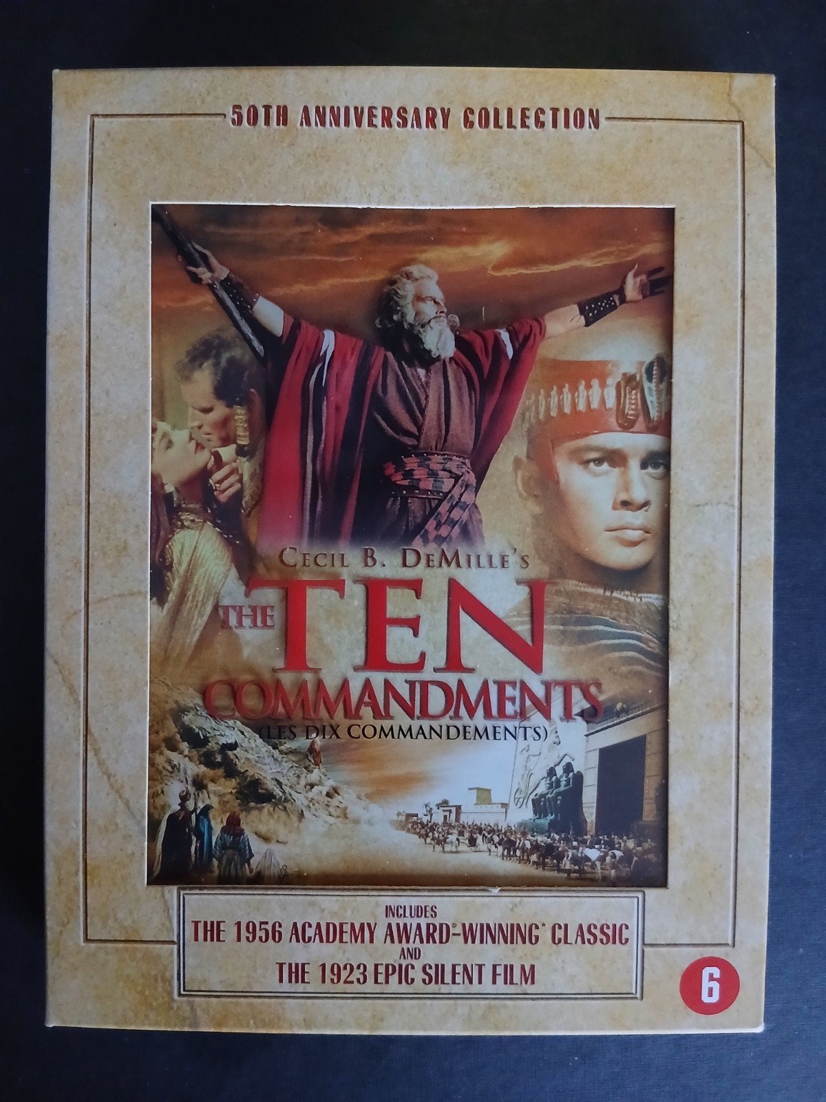 The ten commandments (1956) Charlton Heston, Yul Brynner, CD & DVD, À partir de 6 ans, Action et Aventure, 1940 à 1960, Matériel bonus