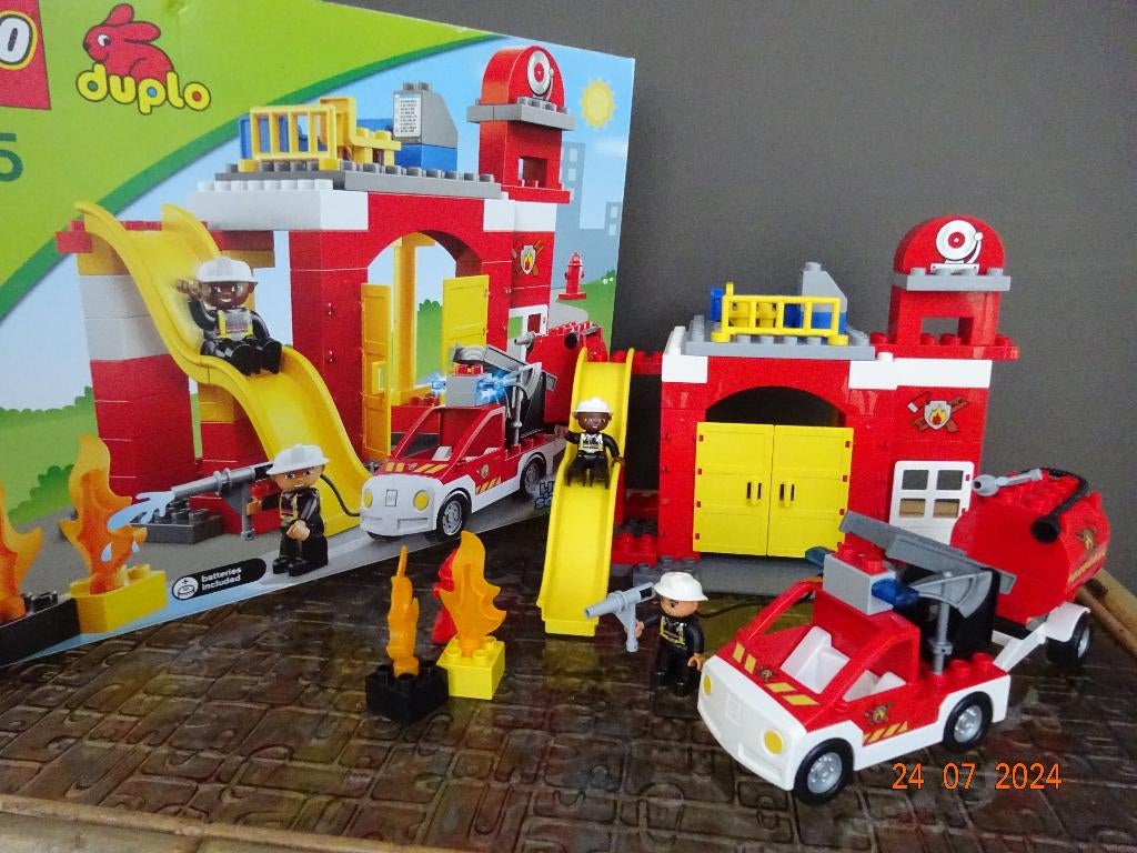 LEGO Duplo Brandweerkazerne - 6168 met sirene!!!, Kinderen en Baby's, Speelgoed | Duplo en Lego, Duplo, Ophalen of Verzenden
