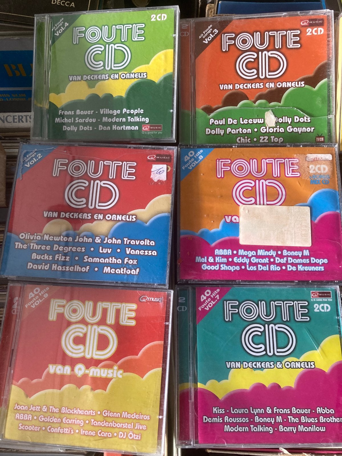 De FOUTE CD-Party 12 cd’s samen, Enlèvement ou Envoi, Comme neuf
