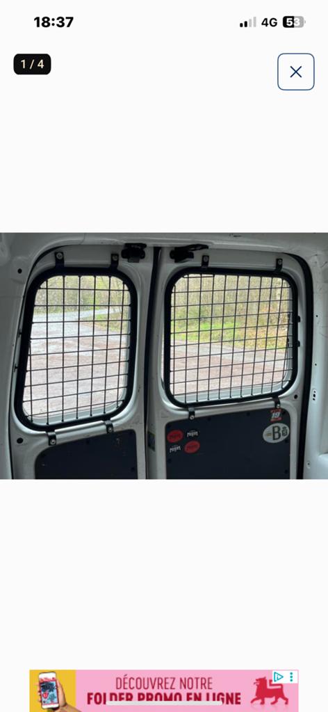 Vw Caddy Grille anti effraction double porte arrière, Autos : Pièces & Accessoires, Enlèvement, Utilisé, Volkswagen