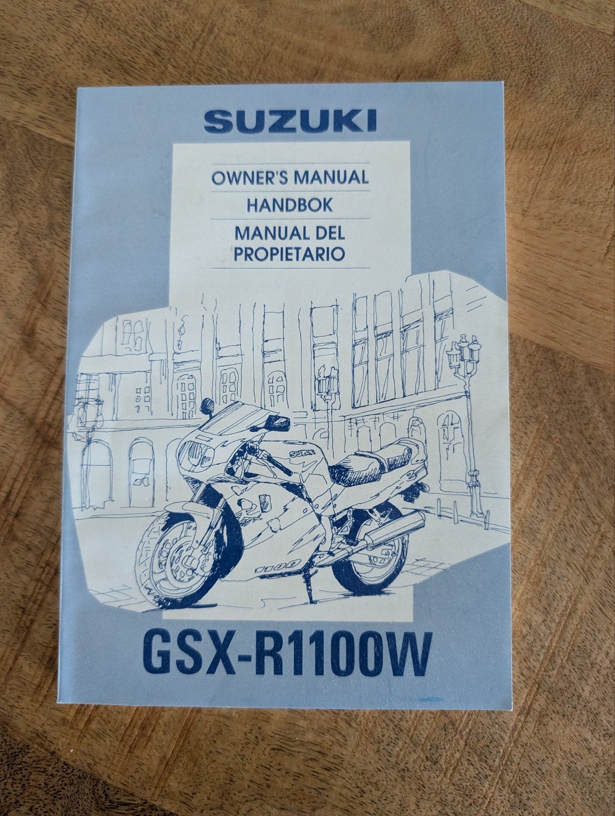 handleiding Suzuki GSXR 1100W, Motos, Enlèvement, Suzuki