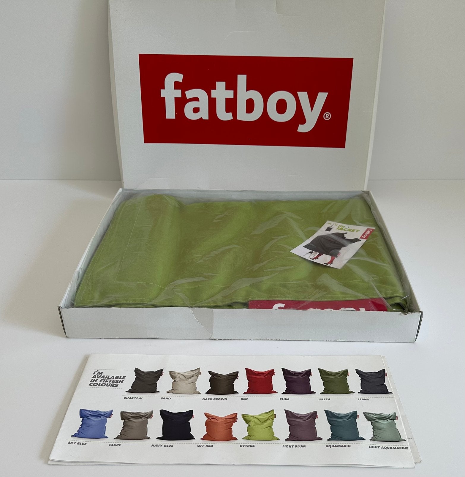 Étui Fatboy Original Stone Washed, Enlèvement ou Envoi, Neuf, Vert, Pouf