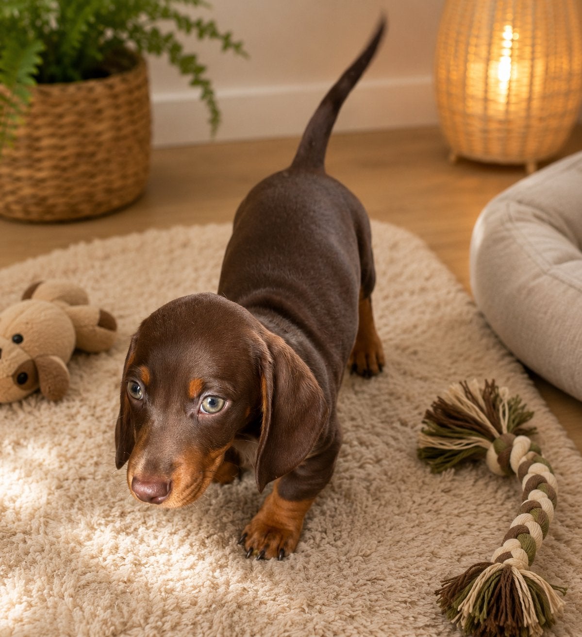 3 prachtige choco tan dwergteckel pups, Animaux & Accessoires, Chiens | Teckels & Bassets, Poils courts, Plusieurs, Nain, Hépatite contagieuse (maladie de Rubarth)