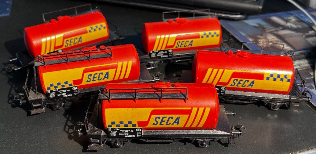3290l. Lot de 5 wagons-citernes H0 Märklin., Enlèvement ou Envoi, Comme neuf, Wagon, Märklin