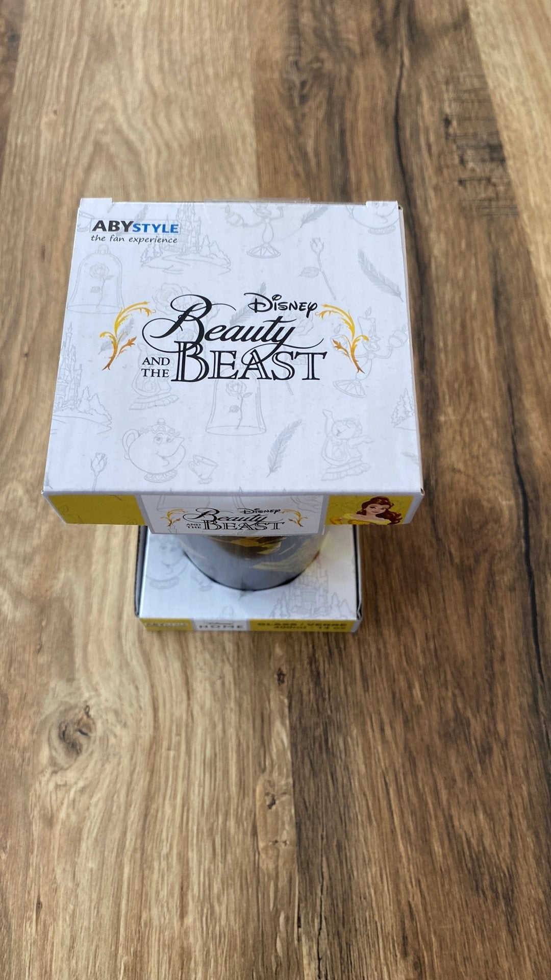 Verre Disney La Belle et la Bête – Belle – ABYstyle 400 ml, Collections, Enlèvement ou Envoi, Neuf