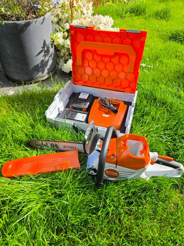 Stihl msa 220c kettingzaag + accu box, Ophalen