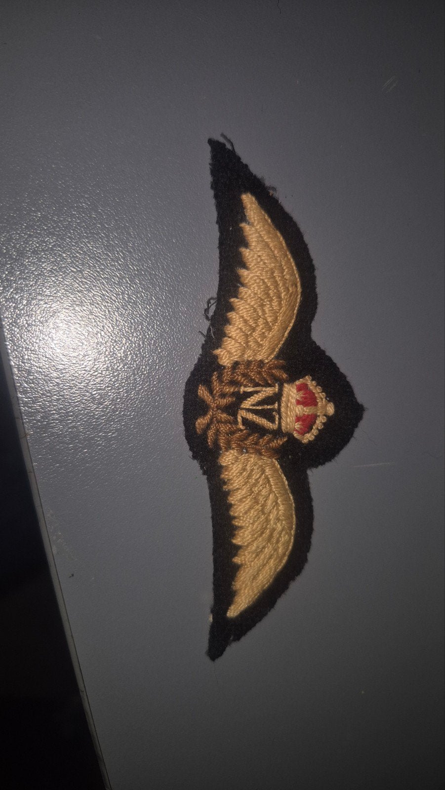 brevet de pilote New Zeland ww2, Collections, Enlèvement ou Envoi, Armée de l'air, Emblème ou Badge