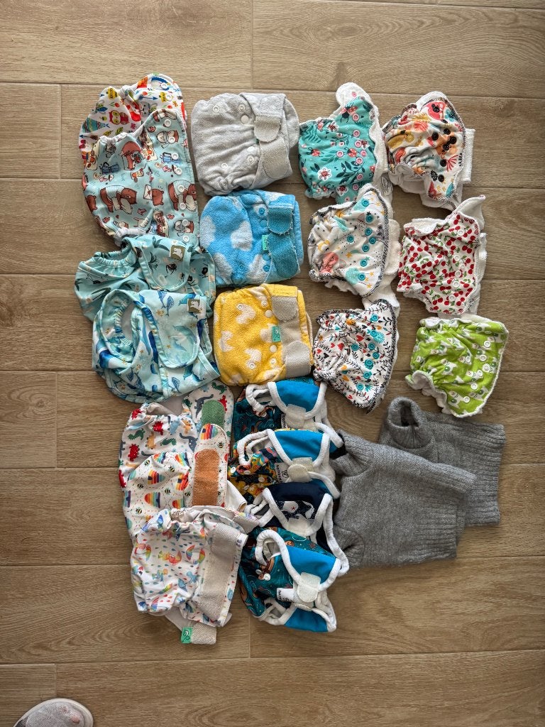 Newborn wasbare luiers, Kinderen en Baby's, Ophalen of Verzenden, Zo goed als nieuw, Overige typen, Overige merken