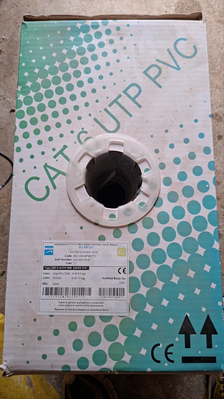 UTP CAT6 U PVC, Ophalen