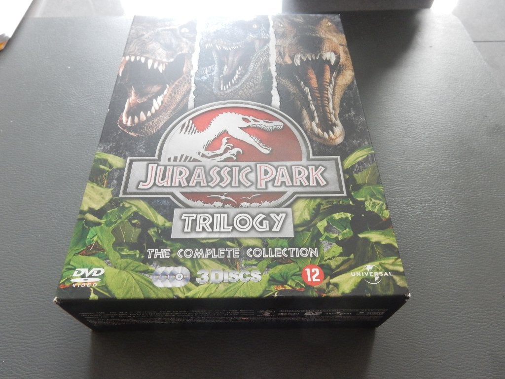 nr.1244 - Dvd: jurassic park - trilogy, Engels, Nederlands, Actie, Ophalen of Verzenden
