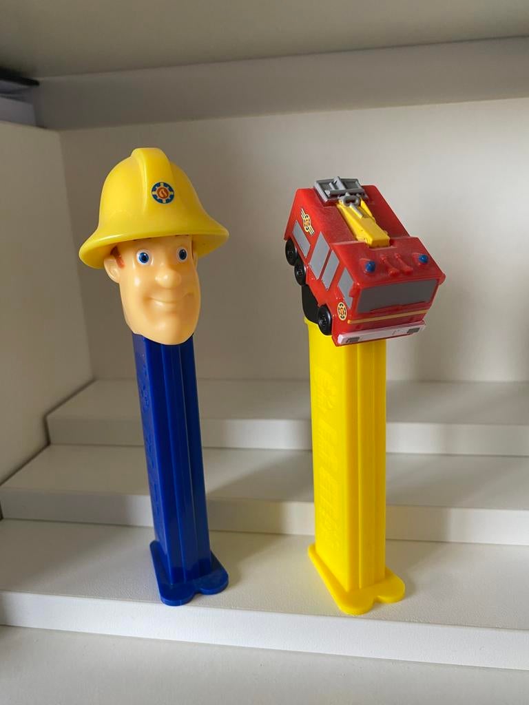 PEZ fireman sam & truck, Ophalen of Verzenden, Zo goed als nieuw