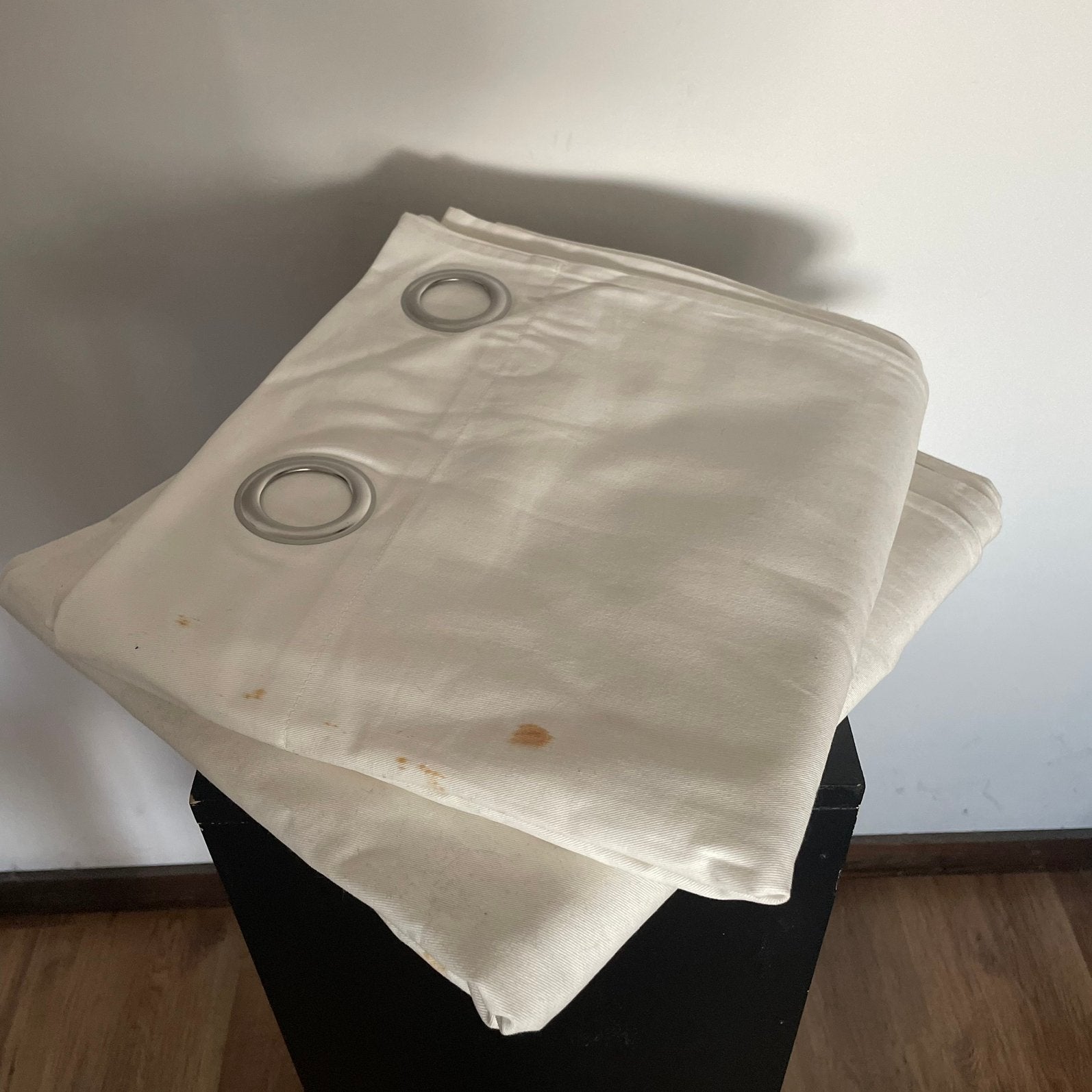 IKEA - 2x grote witte raam gordijnen, Ophalen, Zo goed als nieuw