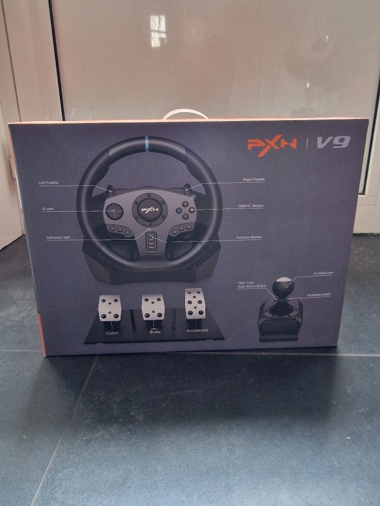 PXN - V9 - Race Stuur - Met Pedalen en Shifter, Ophalen, Nieuw